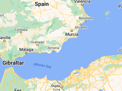 Map showing location of Turre (37.15224, -1.89497)
