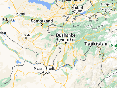 Map showing location of Tursunzoda (38.51437, 68.23327)