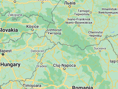 Map showing location of Turţ (47.98333, 23.21667)