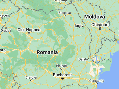 Map showing location of Tuşnad (46.2, 25.9)