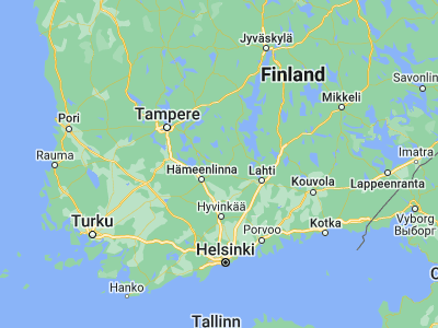 Map showing location of Tuulos (61.15, 24.8)