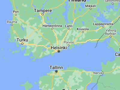 Map showing location of Tuusula (60.40368, 25.02638)
