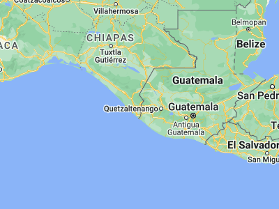 Map showing location of Tuxtla Chico (14.93804, -92.16795)