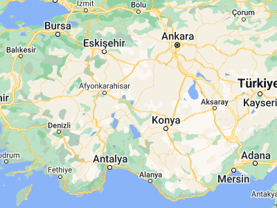 Map showing location of Tuzlukçu (38.47778, 31.62639)