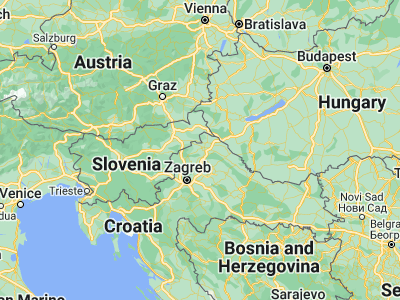 Map showing location of Tužno (46.25667, 16.235)