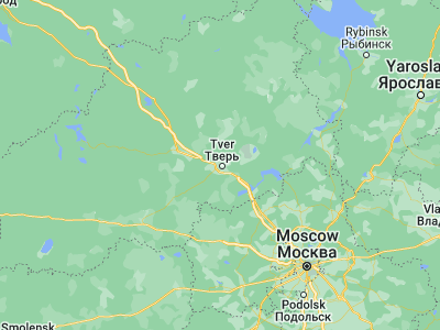 Map showing location of Tver’ (56.86049, 35.87603)