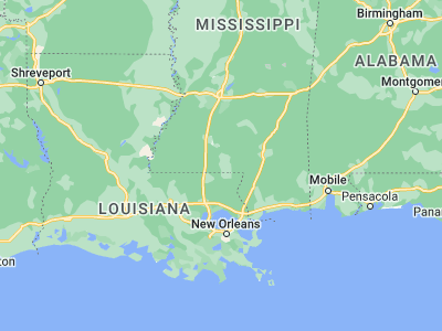 Map showing location of Tylertown (31.11601, -90.14203)