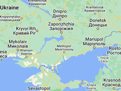 Map showing location of Tymoshivka (47.18418, 35.10881)