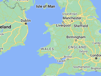 Map showing location of Tywyn (52.58578, -4.09276)
