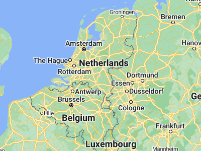 Map showing location of Uden (51.66083, 5.61944)