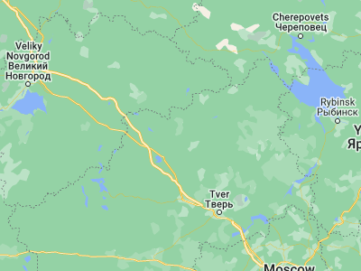 Map showing location of Udomlya (57.87944, 34.9925)