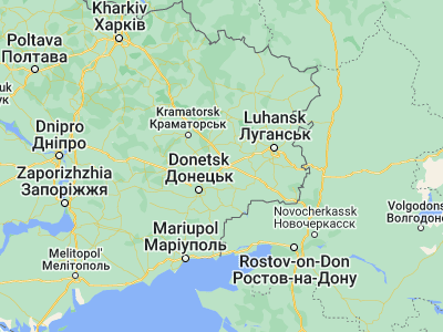 Map showing location of Uglegorsk (48.31474, 38.27423)