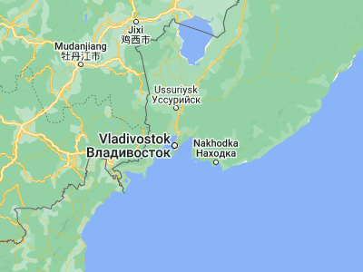 Map showing location of Uglovoye (43.32807, 132.08832)