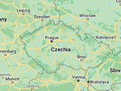 Map showing location of Uhlířské Janovice (49.88019, 15.06481)