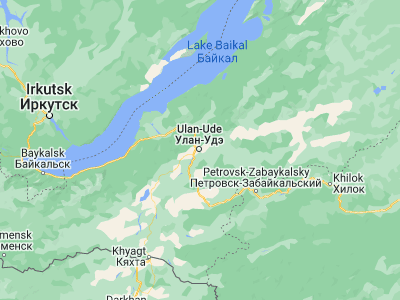 Map showing location of Ulan-Ude (51.82721, 107.60627)