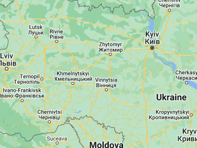 Map showing location of Ulanov (49.69512, 28.13298)