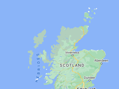 Map showing location of Ullapool (57.89872, -5.16039)