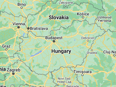 Map showing location of Üllő (47.38771, 19.35533)