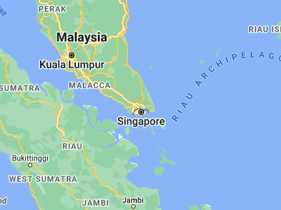 Map showing location of Ulu Tiram (1.6, 103.81667)