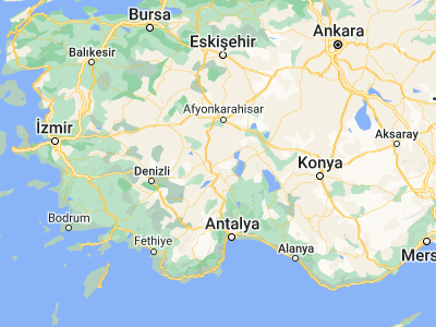 Map showing location of Uluborlu (38.07825, 30.45019)