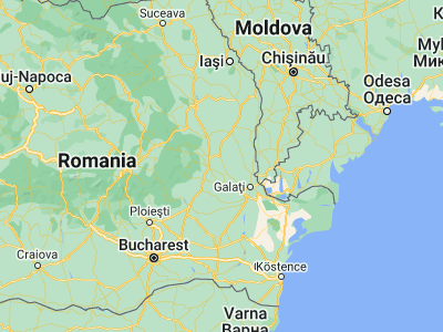 Map showing location of Umbrăreşti (45.71667, 27.46667)