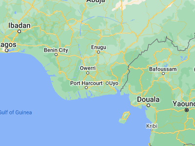 Map showing location of Umuahia (5.52627, 7.48959)
