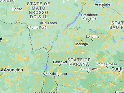 Map showing location of Umuarama (-23.76639, -53.325)