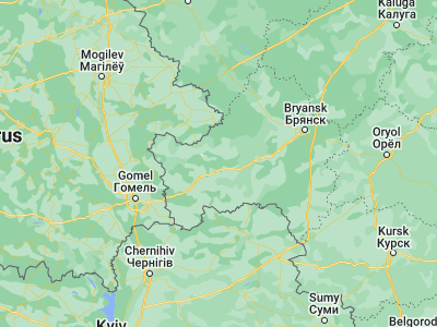 Map showing location of Unecha (52.84591, 32.67394)