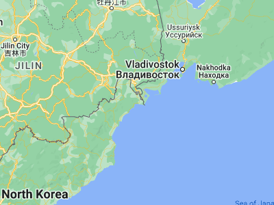 Map showing location of Ungsang-nodongjagu (42.35778, 130.46222)