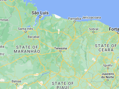 Map showing location of União (-4.58583, -42.86417)