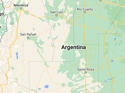 Map showing location of Unión (-35.15282, -65.94602)