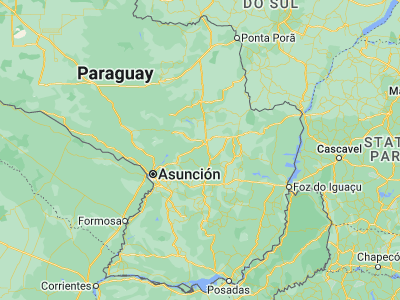 Map showing location of Unión (-24.8, -56.55)