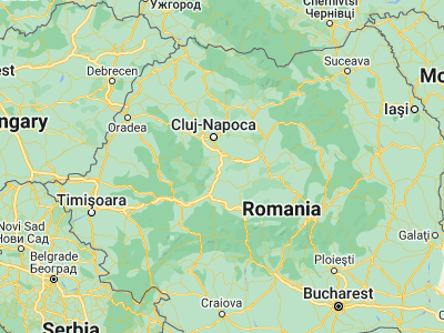 Map showing location of Unirea (46.4, 23.81667)