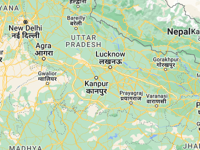 Map showing location of Unnāo (26.54706, 80.48781)