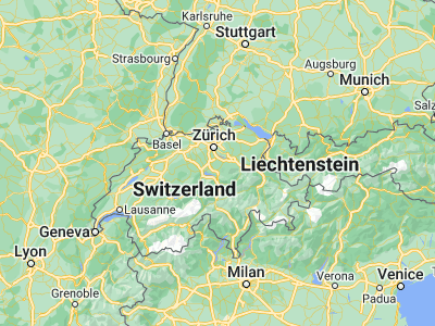 Map showing location of Unterägeri (47.13644, 8.5853)