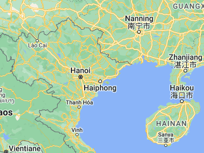 Map showing location of Uông Bí (21.03333, 106.78333)