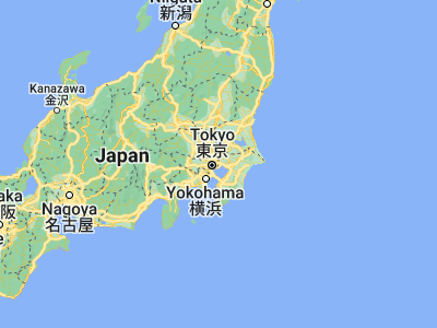 Map showing location of Urayasu (35.67056, 139.88861)