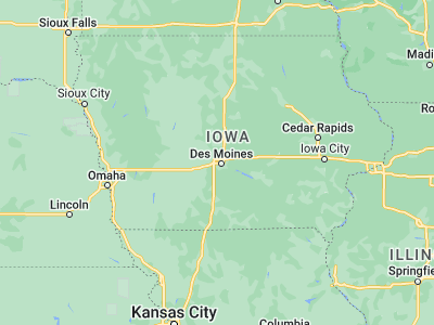 Map showing location of Urbandale (41.62666, -93.71217)