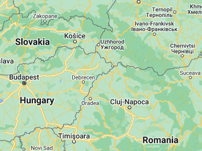 Map showing location of Urziceni (47.73333, 22.4)