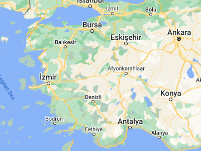 Map showing location of Uşak (38.67351, 29.4058)