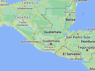 Map showing location of Uspantán (15.38333, -90.83333)