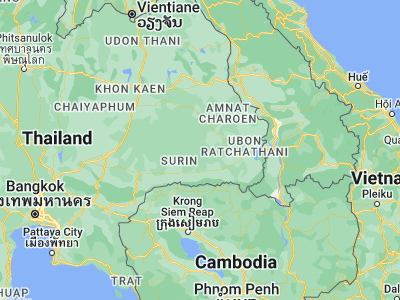 Map showing location of Uthumphon Phisai (15.11161, 104.14011)