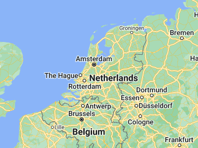 Map showing location of Utrecht (52.09083, 5.12222)