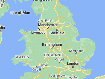 Map showing location of Uttoxeter (52.89838, -1.86488)