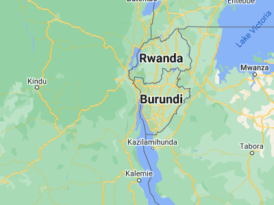 Map showing location of Uvira (-3.40667, 29.14583)