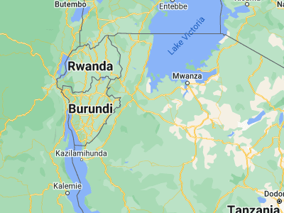 Map showing location of Uyovu (-3.28333, 31.52583)