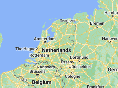 Map showing location of Vaassen (52.28583, 5.96667)