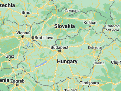 Map showing location of Vác (47.77591, 19.13612)