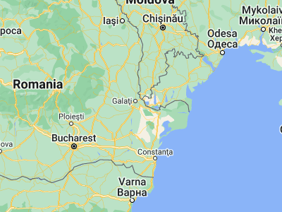 Map showing location of Văcăreni (45.32415, 28.19512)