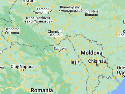 Map showing location of Văculeşti (47.88333, 26.41667)